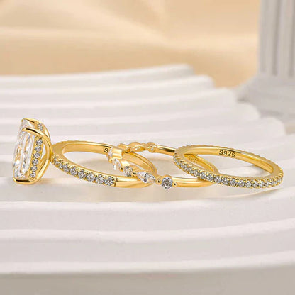 Jaily 3PC Wedding Ring Set