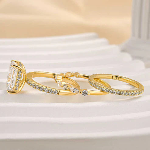 Jaily 3PC Wedding Ring Set