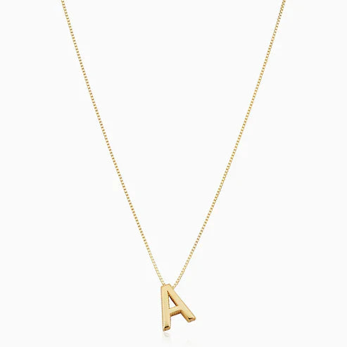 Love letter initial necklace