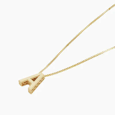 Love letter initial necklace