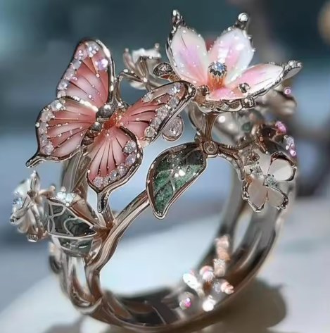 Vintage Golden Prifddinas Floral Ring